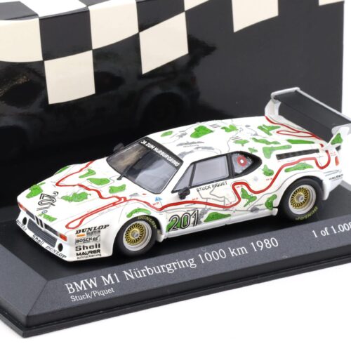 1:43 Minichamps BMW M1 ProCar 1000km Nürburgring 1980 Stuck/ Piquet #201