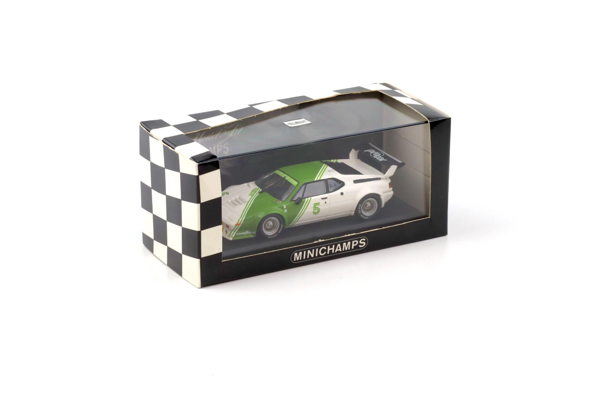 1:43 Minichamps BMW M1 ProCar Workscar N.Piquet #5 white/ green