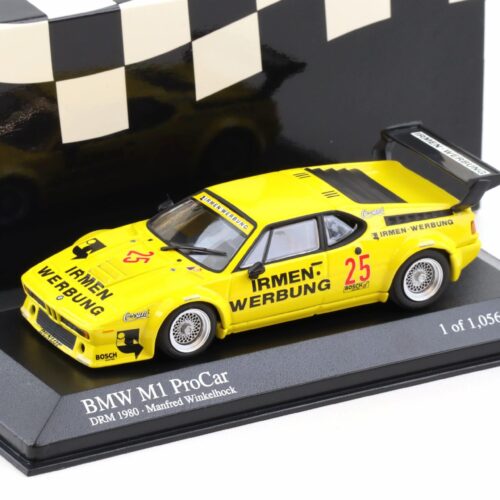 1:43 Minichamps BMW M1 ProCar M.Winkelhock DRM 1980 Irmen Werbung #25