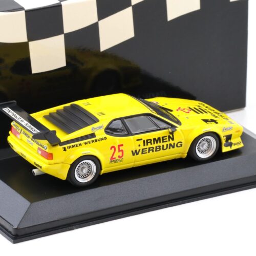 1:43 Minichamps BMW M1 ProCar M.Winkelhoch DRM 1980 Irmen Werbung #25