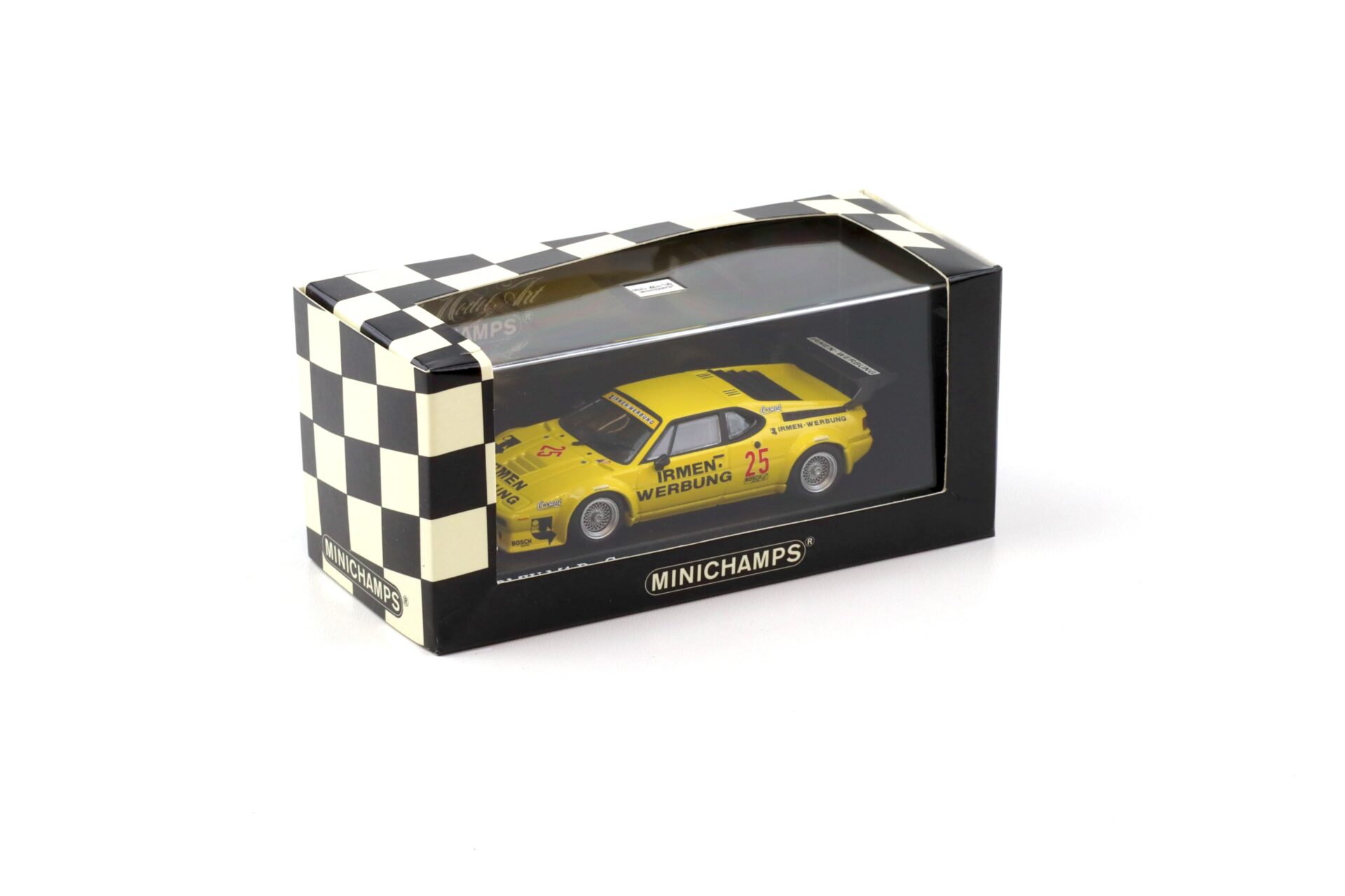1:43 Minichamps BMW M1 ProCar M.Winkelhock DRM 1980 Irmen Werbung #25