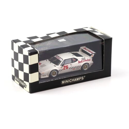 1:43 Minichamps BMW M1 ProCar IMSA Red Lobster LA Times GP 1981 Cowart/ Miller