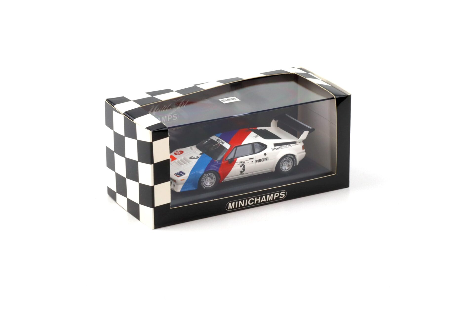 1:43 Minichamps BMW M1 ProCar Workscar D.Pironi #3