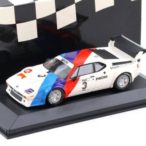 1:43 Minichamps BMW M1 ProCar Workscar D.Pironi #3