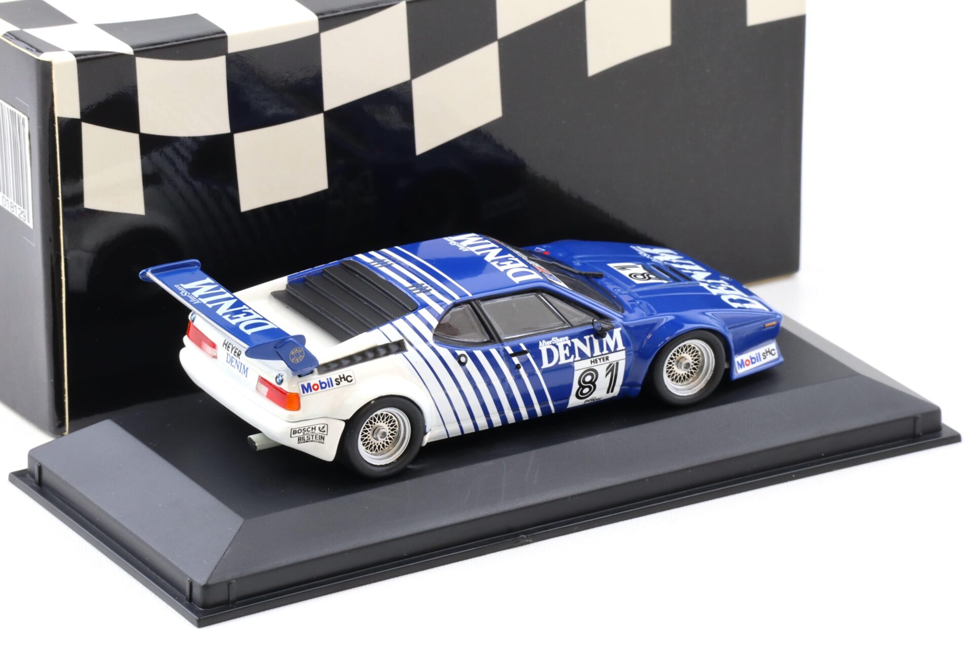 1:43 Minichamps BMW M1 ProCar Denim #81 H.Heyer