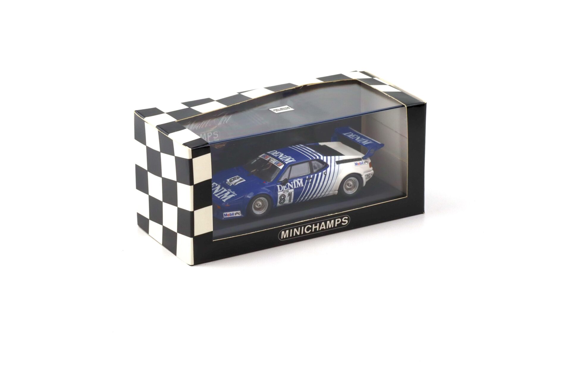 1:43 Minichamps BMW M1 ProCar Denim #81 H.Heyer