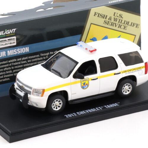 1:43 Greenlight 2012 Chevrolet Tahoe Law Enforcement US Fish & Wildlife