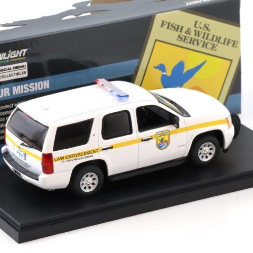 1:43 Greenlight 2012 Chevrolet Tahoe Law Enforcement US Fish & Wildlife