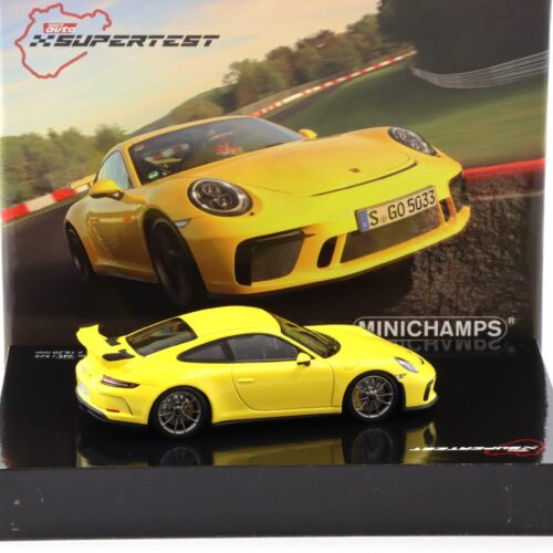 1:43 Minichamps Porsche 911 991.2 GT3 Coupe 2017 yellow 25th Anniversary