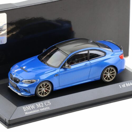 1:43 Minichamps BMW M2 CS Coupe Misano blue/ gold wheels 2020