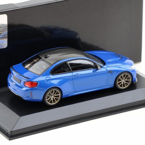 1:43 Minichamps BMW M2 CS Coupe Misano blue/ gold wheels 2020