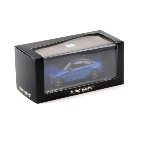 1:43 Minichamps BMW M2 CS Coupe Misano blue/ gold wheels 2020