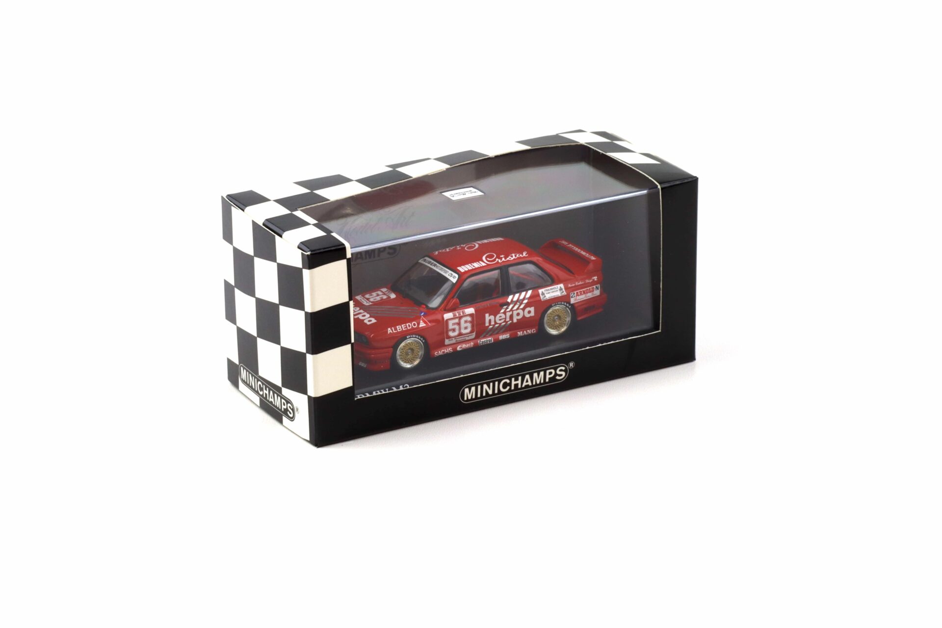 1:43 Minichamps BMW M3 E30 DTM 1988 Tauber Motorsport G.Müller #56 Herpa