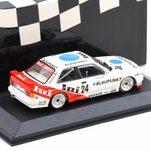 1:43 Minichamps BMW M3 E30 DTM 1987 Team Isert Norisring Winner O.Manthey #24