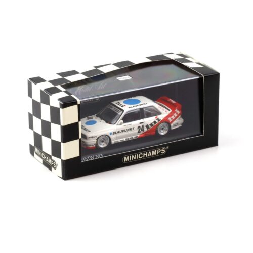 1:43 Minichamps BMW M3 E30 DTM 1987 Team Isert Norisring Winner O.Manthey #24