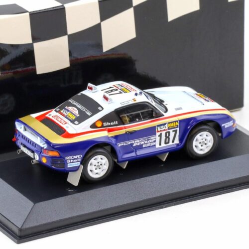 1:43 Minichamps Porsche 959 Rallye Paris-Dakar 1986 Kussmaul/ Unger #187