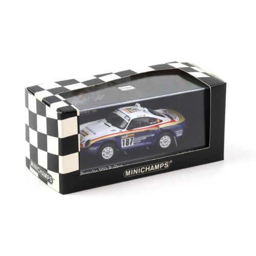 1:43 Minichamps Porsche 959 Rallye Paris-Dakar 1986 Kussmaul/ Unger #187
