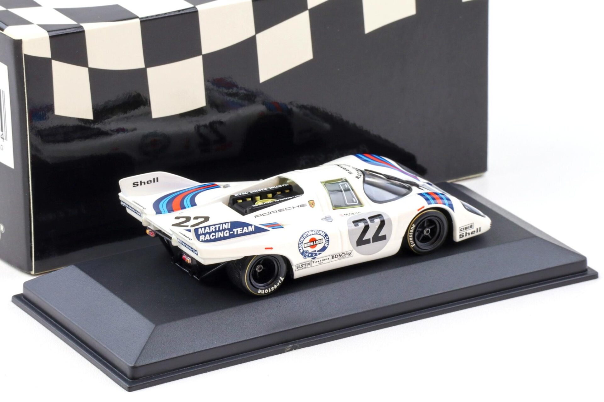 1:43 Minichamps Porsche 917K 24h Le Mans 1971 Winners Mark/ van Lennep #22