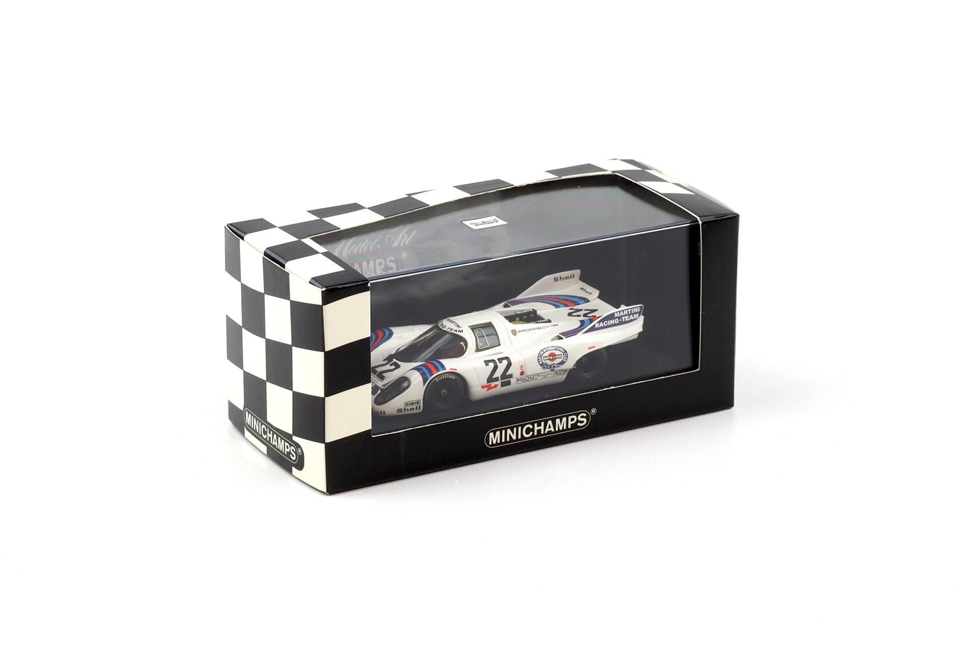1:43 Minichamps Porsche 917K 24h Le Mans 1971 Winners Mark/ van Lennep #22