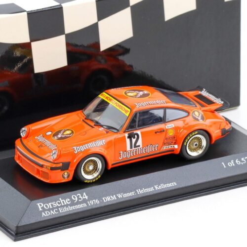1:43 Minichamps Porsche 934 ADAC Eifelrennen DRM 1976 Winner Kelleners #12