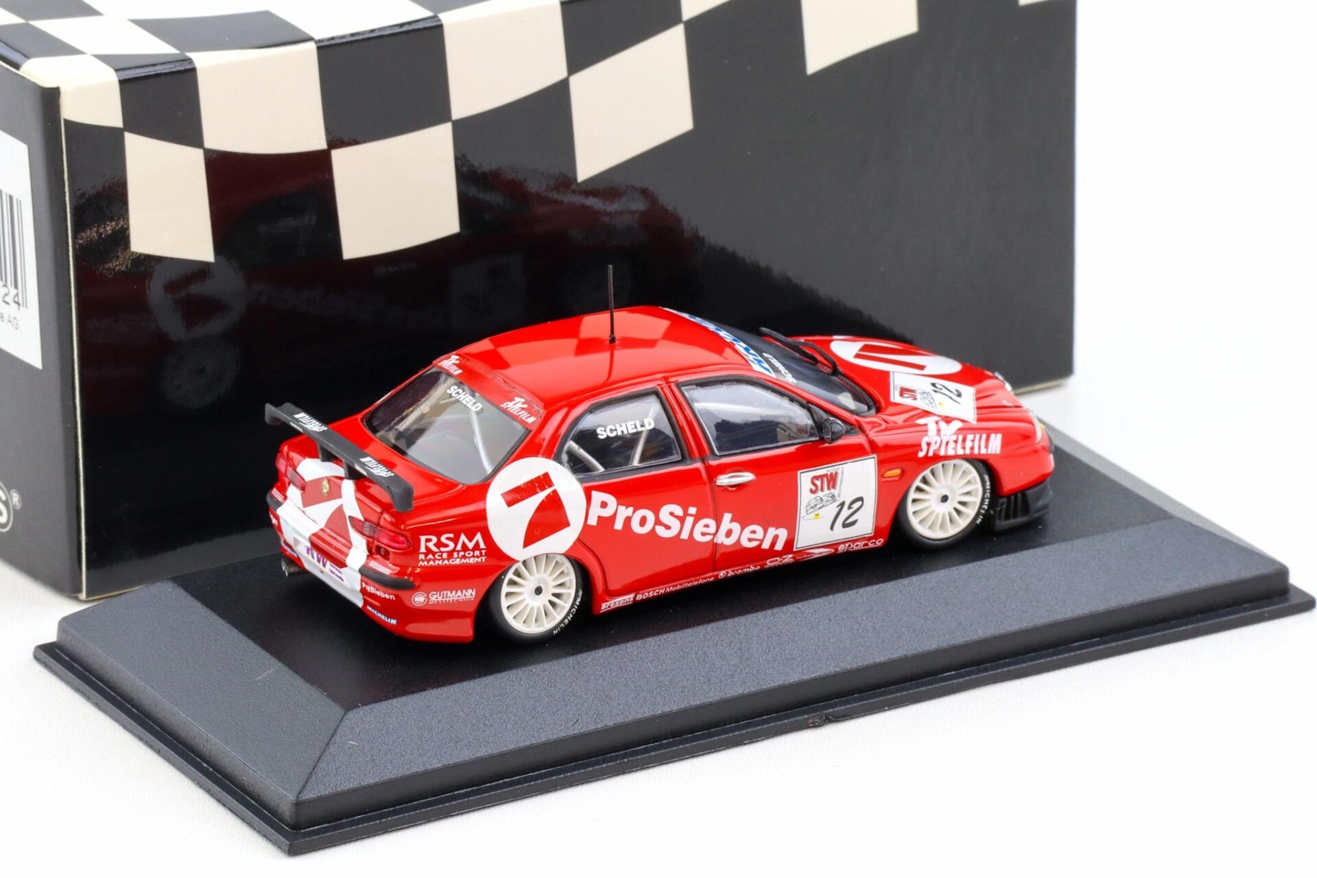 1:43 Minichamps Alfa Romeo 156 STW 1999 Team Euroteam A.Scheld #12