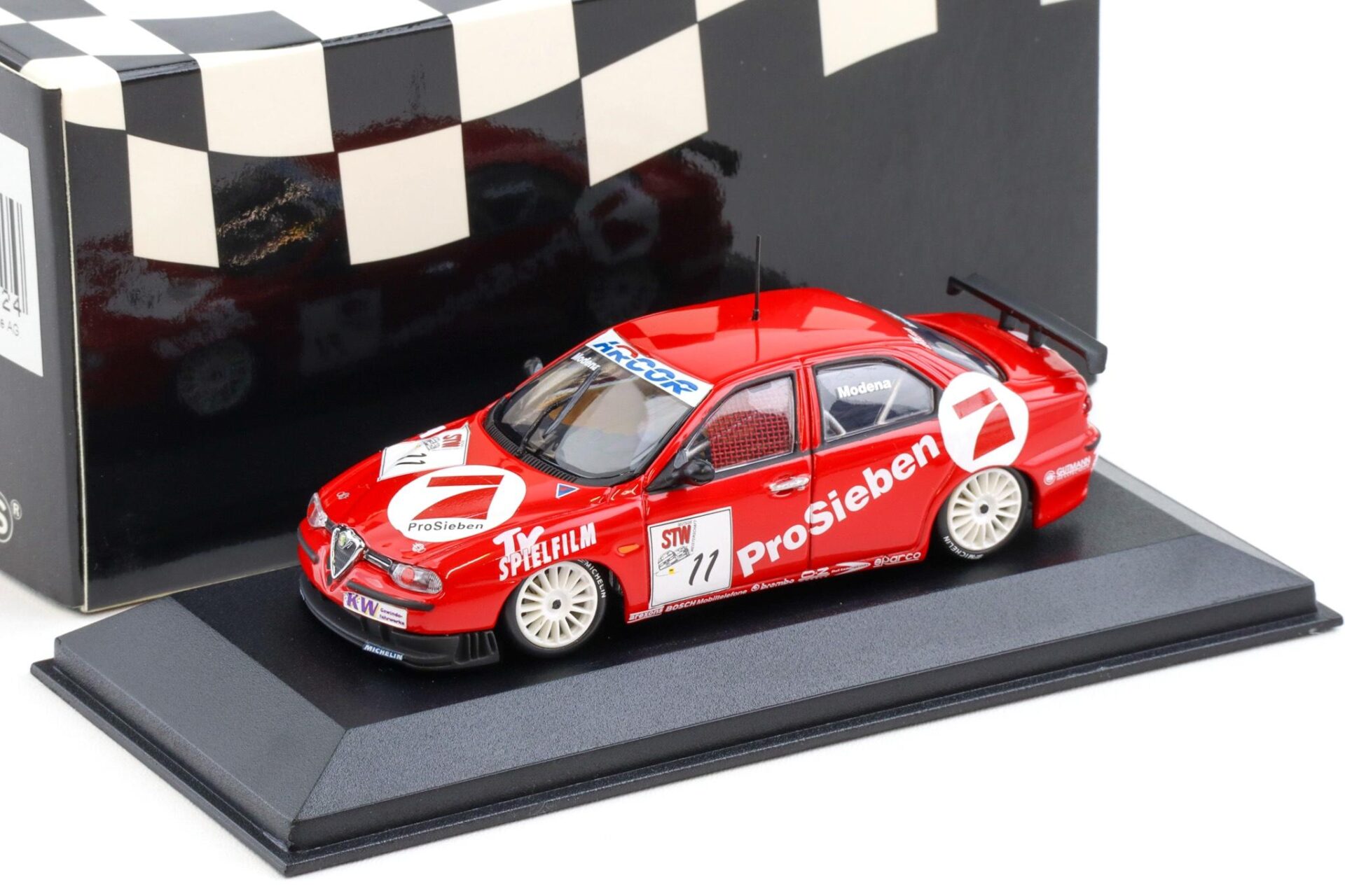 1:43 Minichamps Alfa Romeo 156 STW 1999 Team Euroteam S.Modena #11