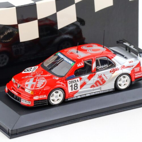 1:43 Minichamps Alfa Romeo 155 V6 TI DTM 1996 Team Alfa JAS G.Tarquini #18