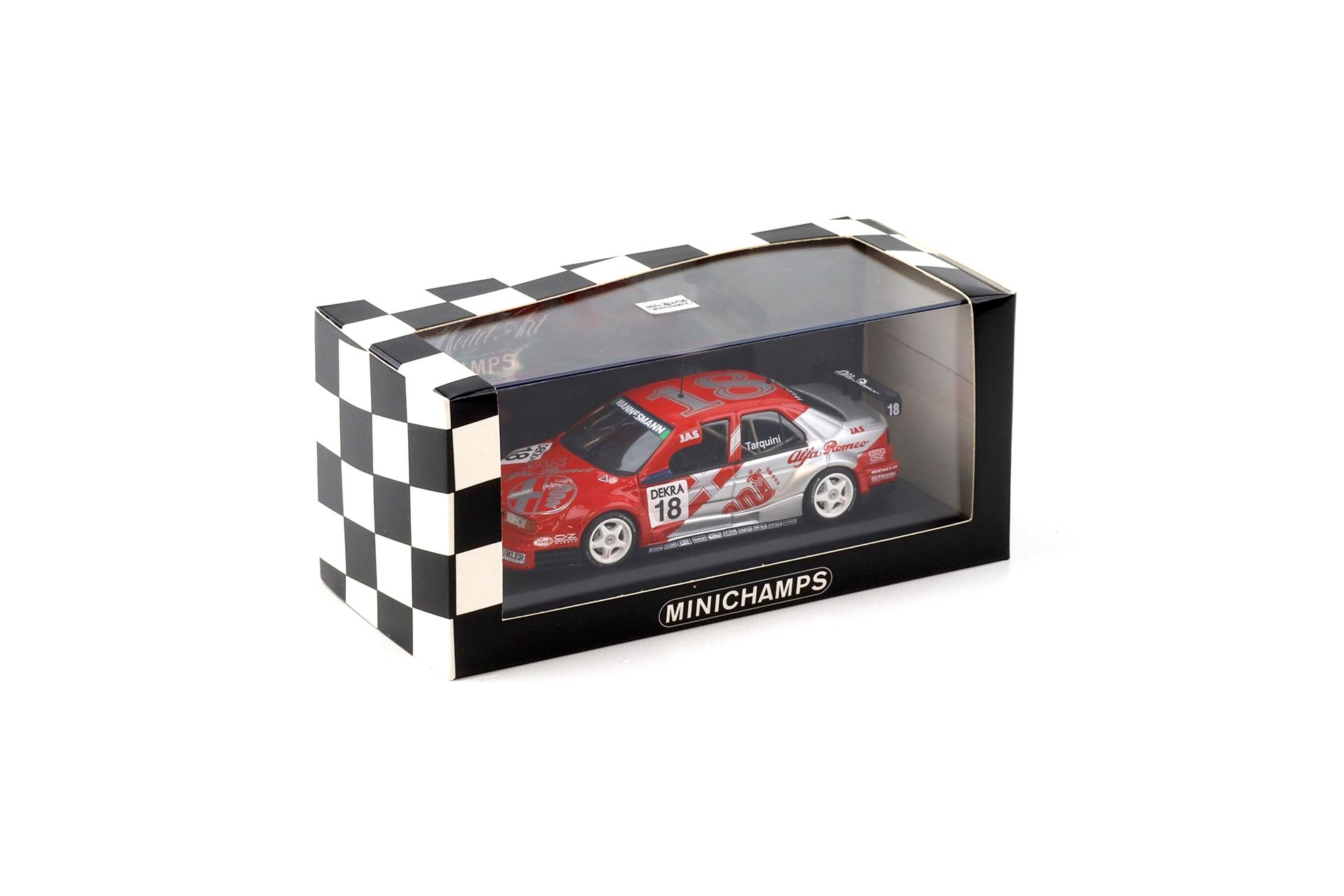 1:43 Minichamps Alfa Romeo 155 V6 TI DTM 1996 Team Alfa JAS G.Tarquini #18