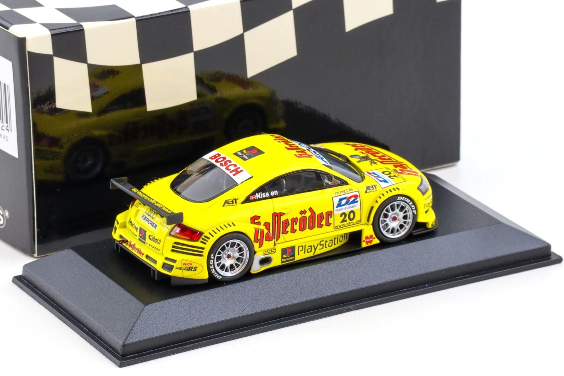 1:43 Minichamps Audi TT-R DTM 2000 Team Abt K.Nissen #20 Hasseröder