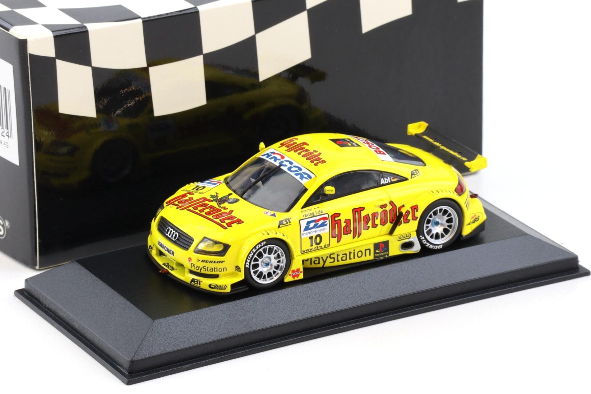 1:43 Minichamps Audi TT-R DTM 2000 Team Abt Ch.Abt #10 Hasseröder