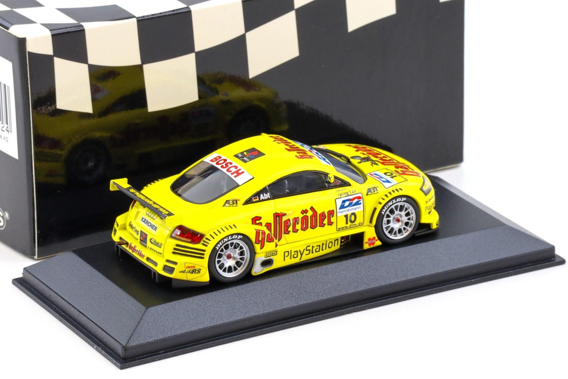1:43 Minichamps Audi TT-R DTM 2000 Team Abt Ch.Abt #10 Hasseröder