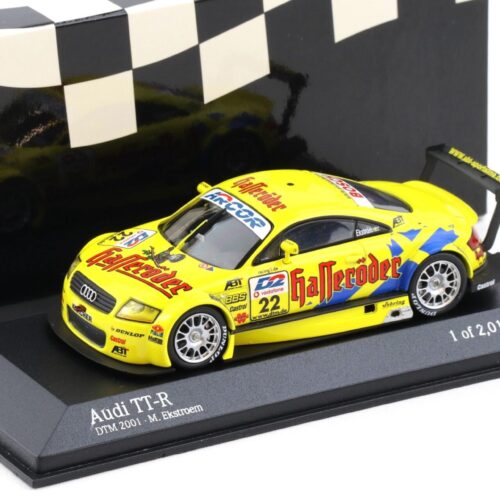 1:43 Minichamps Audi TT-R DTM 2001 Abt Sportsline Junior Ekstroem #22 Hasseröder