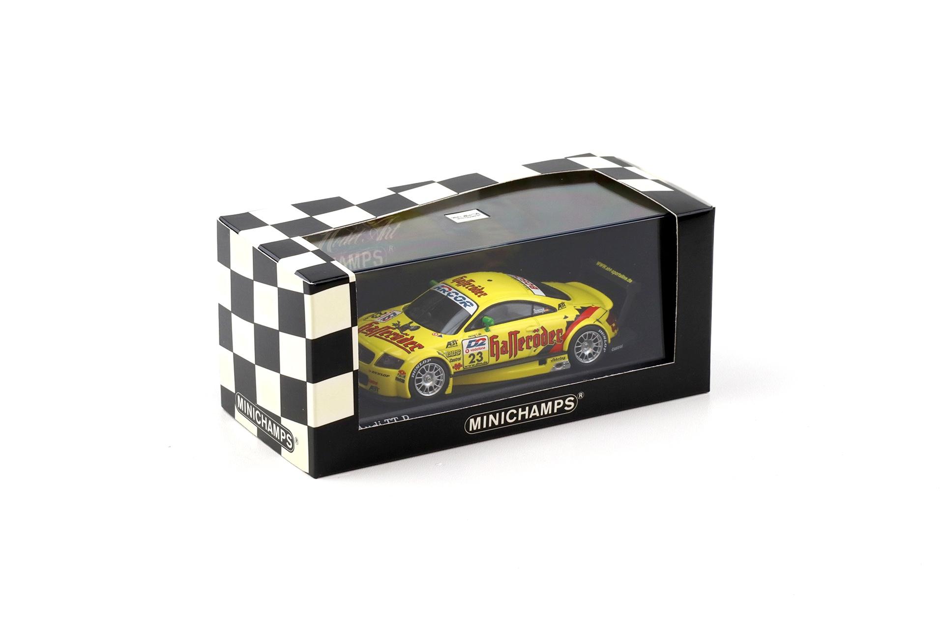 1:43 Minichamps Audi TT-R DTM 2001 Abt Sportsline Junior M.Tomczyk #23 Hasseröder