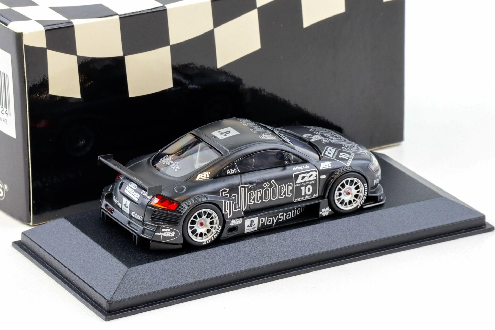 1:43 Minichamps Audi TT-R DTM 2000 Team Abt Sportsline C.Abt #10 Test Car