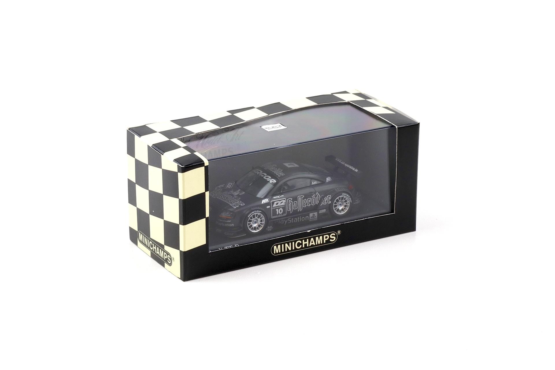 1:43 Minichamps Audi TT-R DTM 2000 Team Abt Sportsline C.Abt #10 Test Car