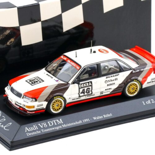 1:43 Minichamps Audi V8 DTM 1991 Walter Röhrl #46