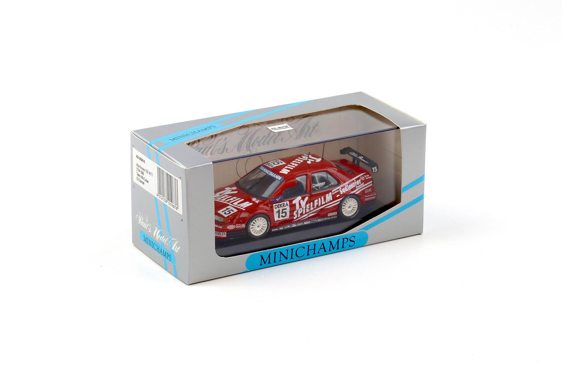 1:43 Minichamps Alfa Romeo 155 V6 TI DTM 1996 Team Alfa Corse Ch.Danner #15