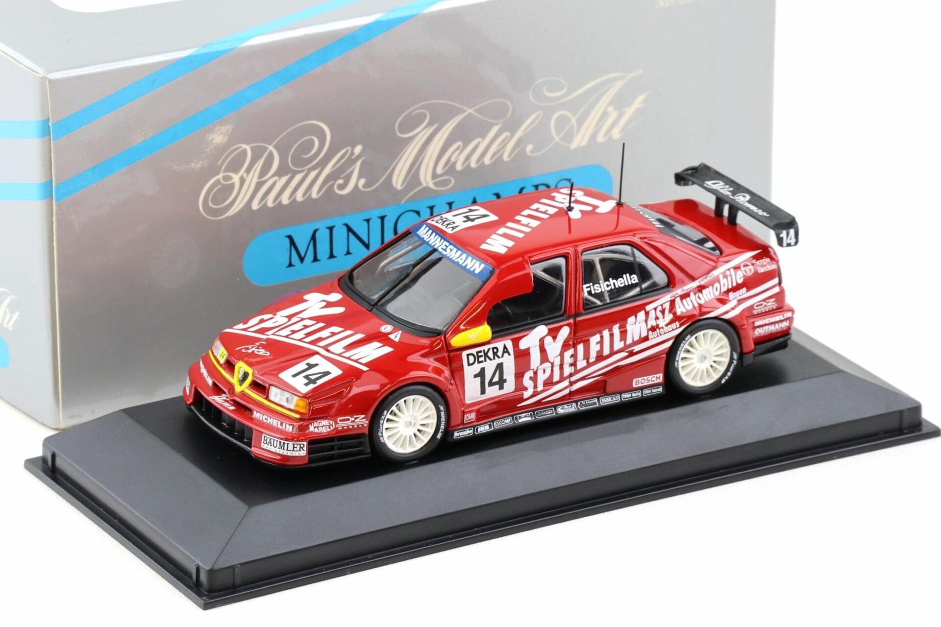 1:43 Minichamps Alfa Romeo 155 V6 TI DTM 1996 Team Alfa Corse G.Fisichella #14