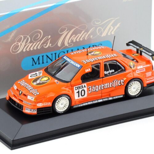 1:43 Minichamps Alfa Romeo 155 V6 TI DTM 1996 Team Alfa JAS Bartels #10 Jägermeister