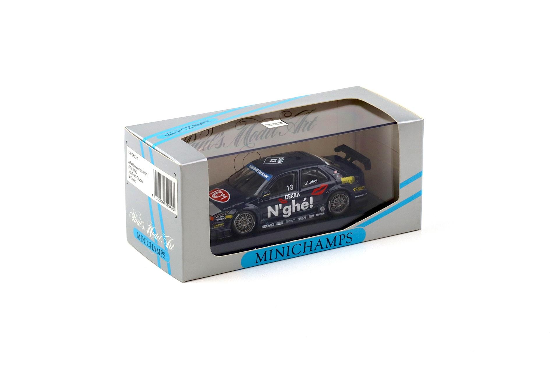 1:43 Minichamps Alfa Romeo 155 V6 TI DTM 1996 Alfa Team Giudici #13 Giudici
