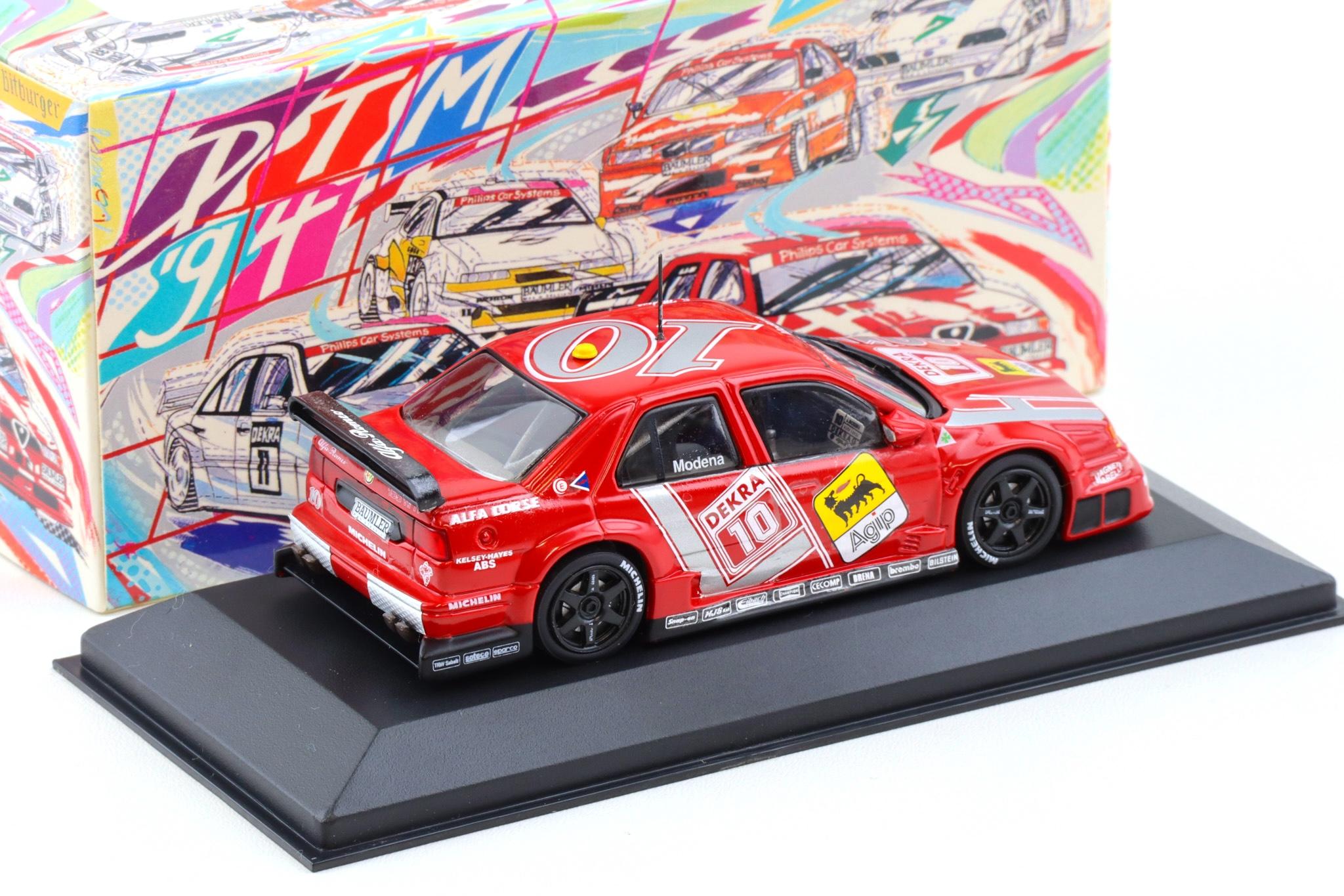 1:43 Minichamps Alfa Romeo 155 V6 TI DTM 1994 Team Alfa Corse #10 Modena