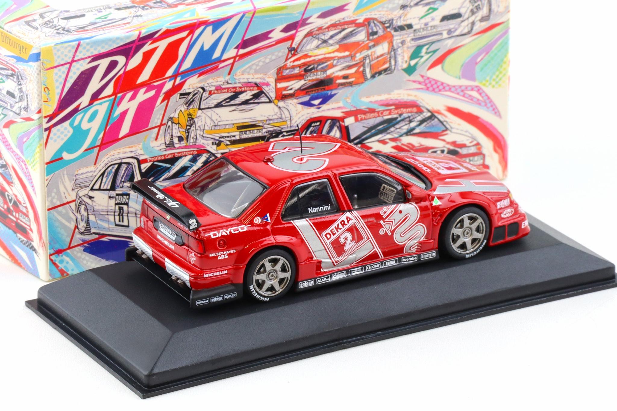 1:43 Minichamps Alfa Romeo 155 V6 TI DTM 1994 Team Alfa Corse #2 A.Nannini