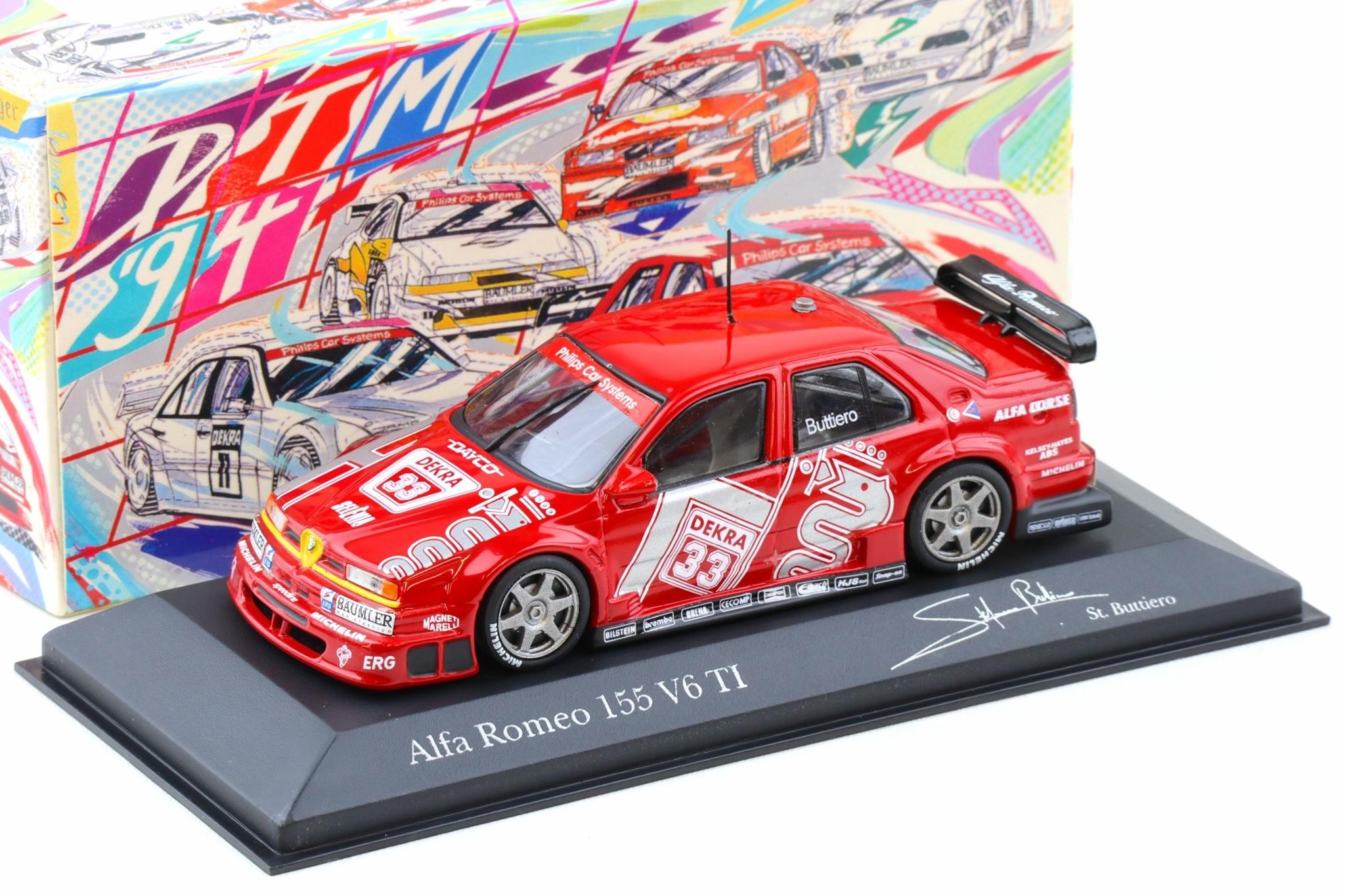 1:43 Minichamps Alfa Romeo 155 V6 TI DTM 1994 Team Alfa Corse #33 S.Buttiero