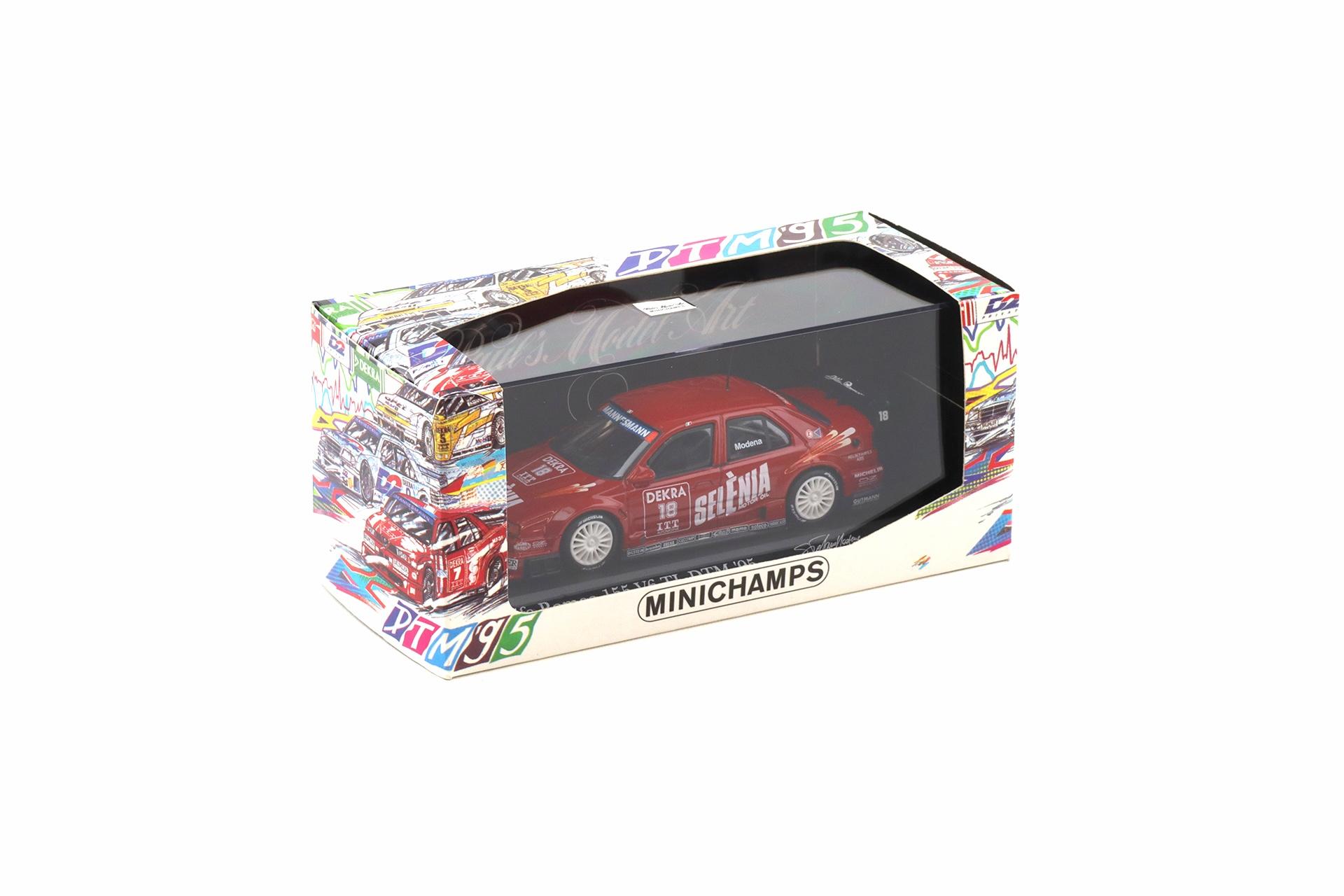 1:43 Minichamps Alfa Romeo 155 V6 TI DTM 1995 Euroteam #18 S.Modena