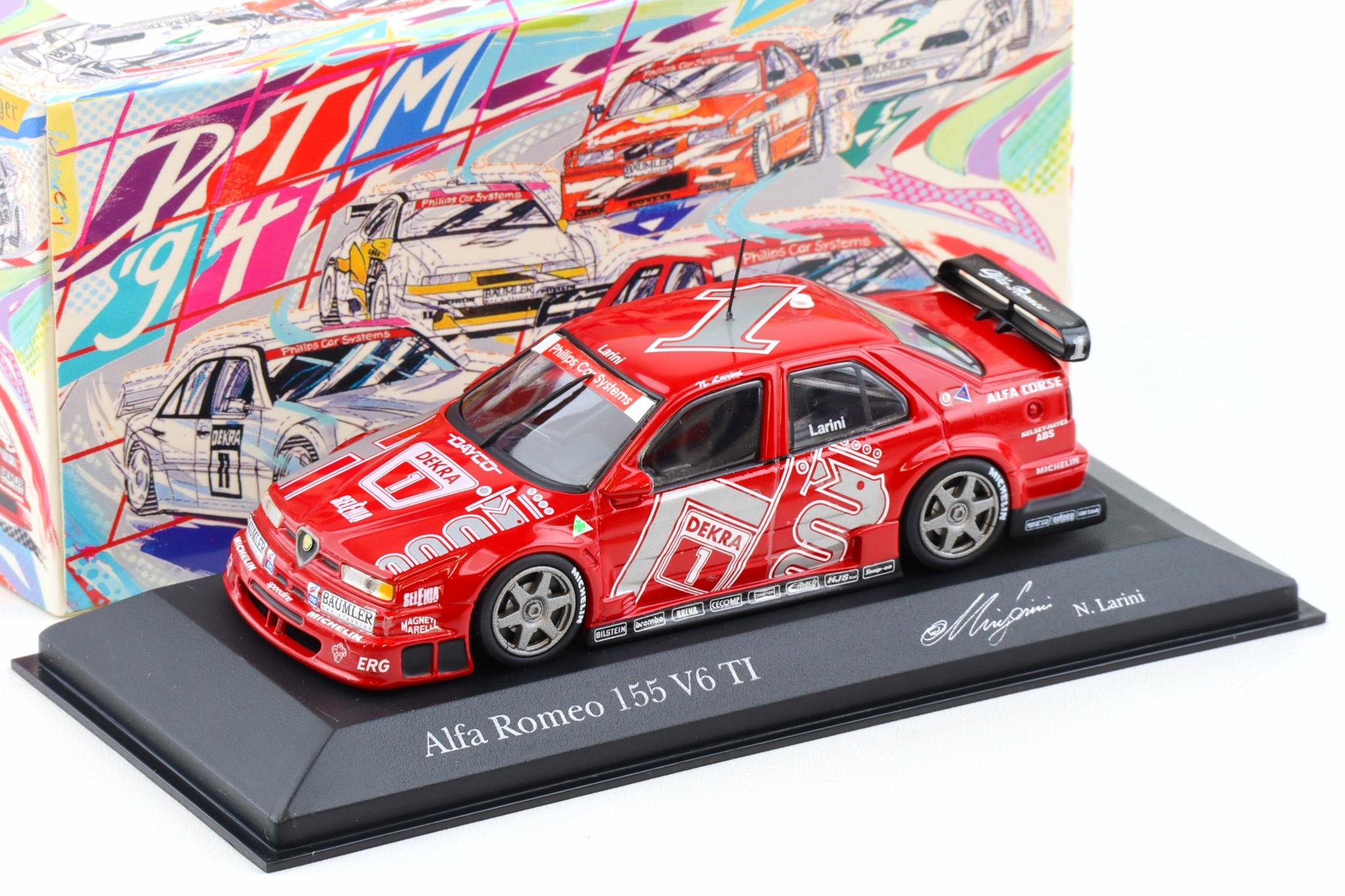 1:43 Minichamps Alfa Romeo 155 V6 TI DTM 1994 Team Alfa Corse #1 N.Larini
