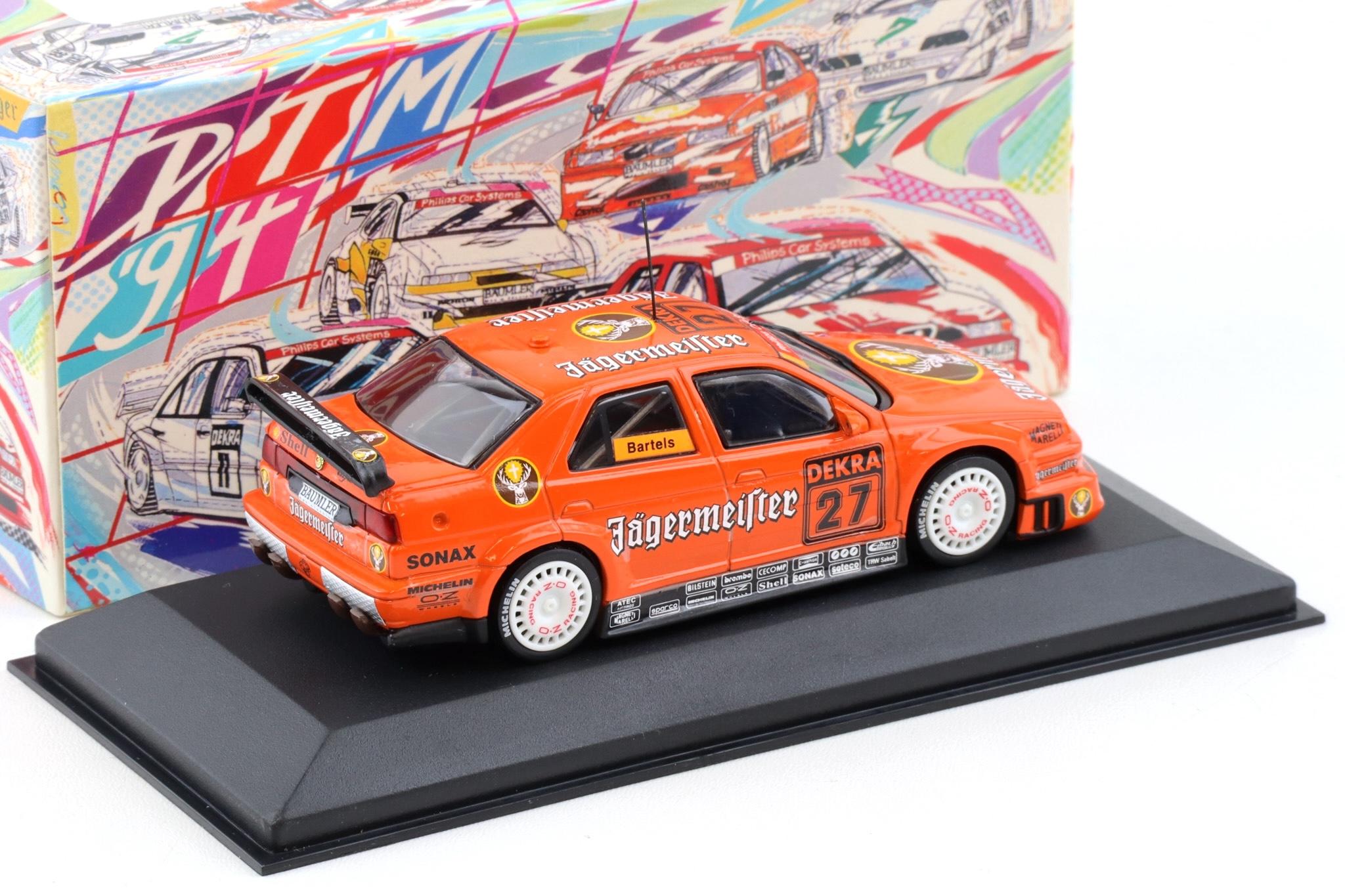1:43 Minichamps Alfa Romeo 155 V6 TI DTM 1994 Team Schübel M.Bartels #27 Jägermeister