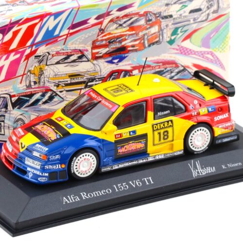 1:43 Minichamps Alfa Romeo 155 V6 TI DTM 1994 Team Schübel K.Nissen #18