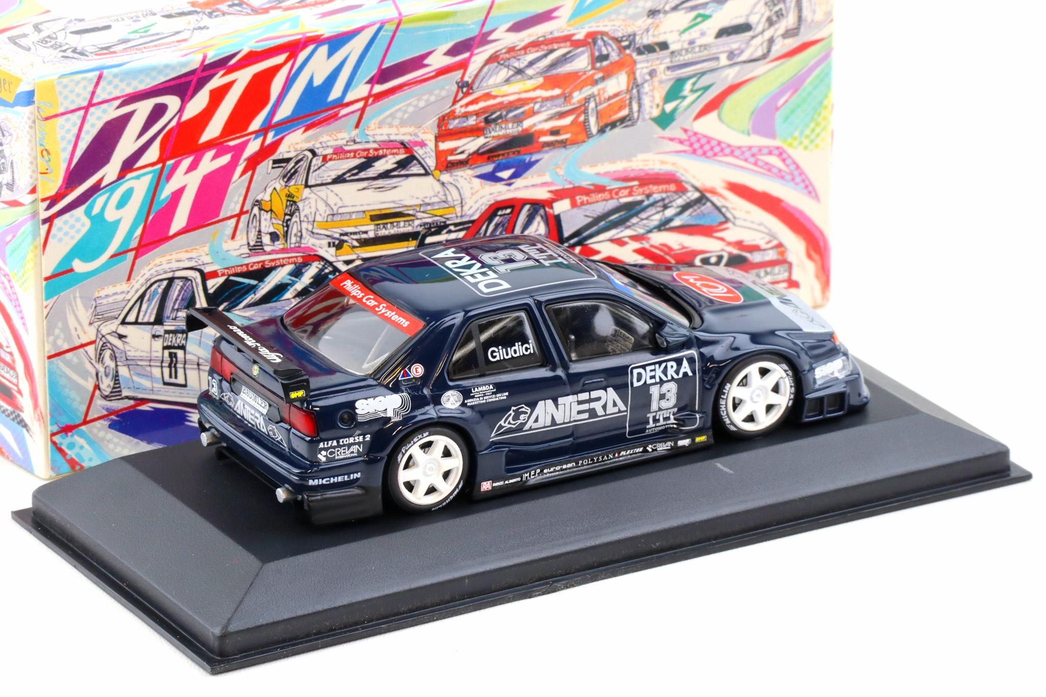 1:43 Minichamps Alfa Romeo 155 V6 TI DTM 1995 G.Giudici #13 Antera