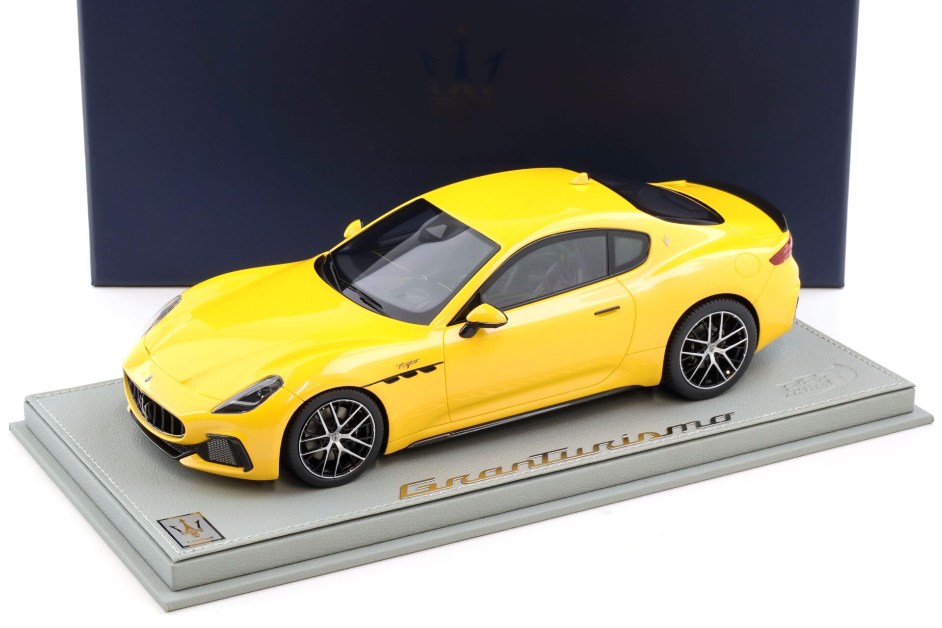 1:18 BBR Maserati Granturismo Trofeo 2023 Giallo Corse metallic DEALER VERSION