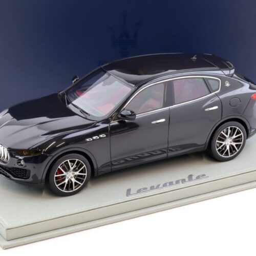 1:18 BBR Maserati Levante 2016 Nero Ribelle metallic DEALER VERSION
